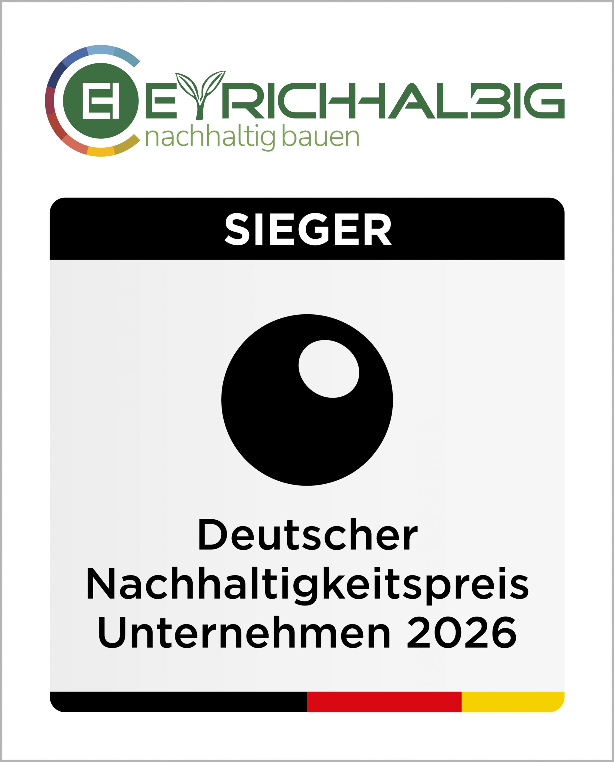 HOLZBAU EYRICH HALBIG | Deutscher Nachhaltigkeitspreis Unternehmen 2026 | Grafik 01 MIT Rand
